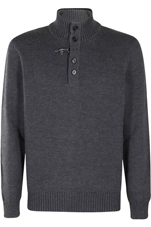 FAY Mock-neck wool jumper