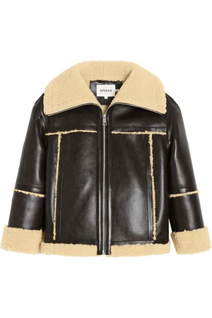 Apparis Calina faux-leather coat