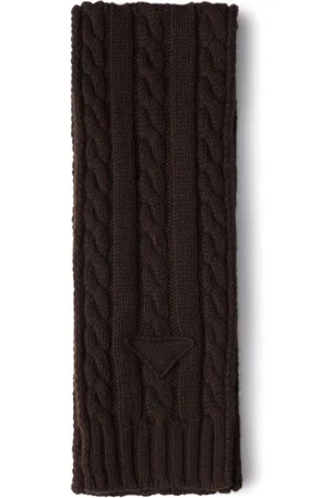 Prada Cashmere cable-knit scarf