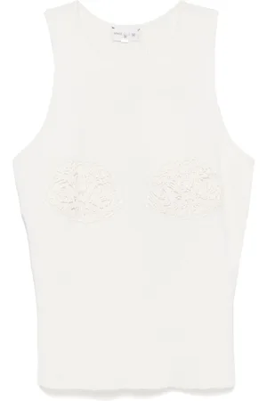 MAGDA BUTRYM Crochet-detailed top