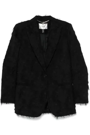 NISSA Floral-jacquard blazer