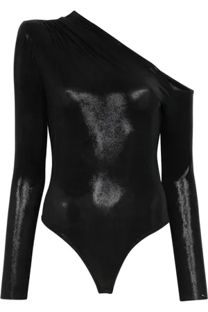 NISSA Lamé-effect bodysuit