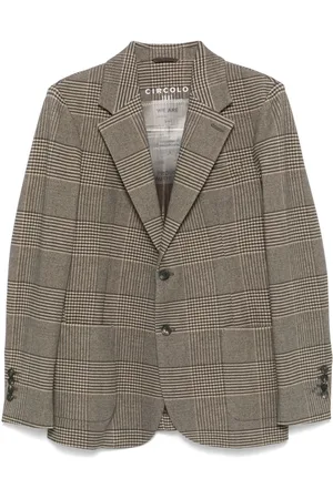 Circolo Prince-of-Wales-check blazer