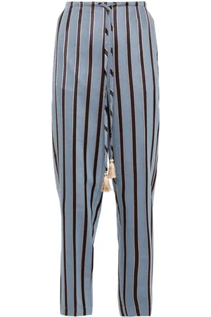 FORTE FORTE Striped tapered trousers