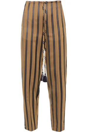 FORTE FORTE Striped tapered trousers