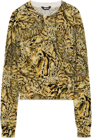 Roberto Cavalli Leopard-print sweater