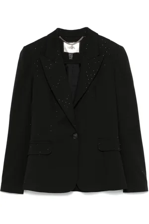 NISSA Crystal-embellished blazer