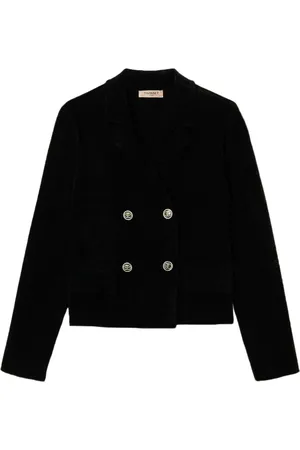 Twin-Set Knitted double-breasted blazer