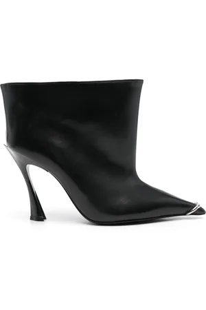 MUGLER Ring-detail ankle boots