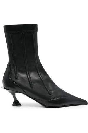MUGLER 55mm embossed-detail boots
