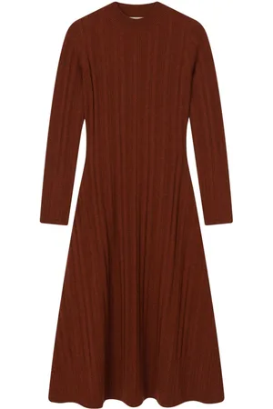AERON Spice knitted merino midi dress