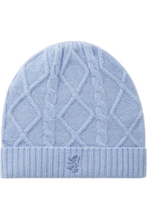 PRINGLE OF SCOTLAND Cable-knit cashmere beanie