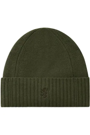 PRINGLE OF SCOTLAND Ribbed-edge cashmere beanie