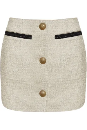 Vetements Tweed mini skirt