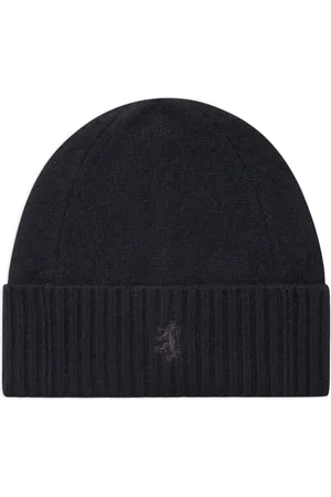 PRINGLE OF SCOTLAND Ribbed-edge cashmere beanie