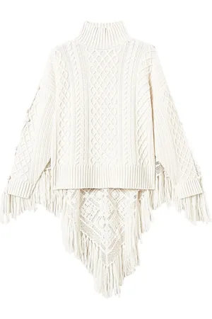 Twin-Set Scarf-detail sweater