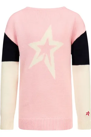 Perfect Moment Embroidered star crew neck sweater