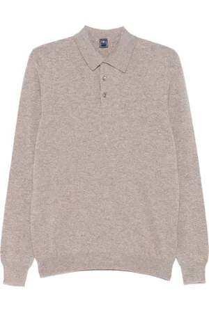 FEDELI Cashmere polo shirt