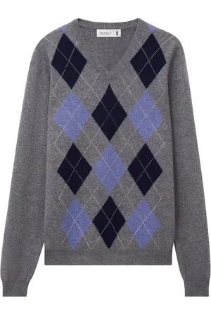 PRINGLE OF SCOTLAND Argyle cashmere jumper