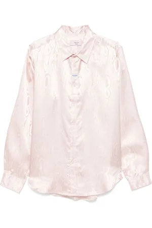 MARTINE ROSE Patterned-jacquard shirt