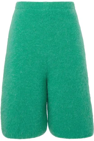 J.W.Anderson Logo-appliqué knit bermuda shorts