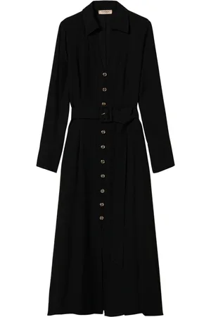 Twin-Set Georgette midi shirt dress