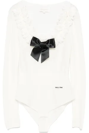 Shushu/Tong Bow-detailed bodysuit
