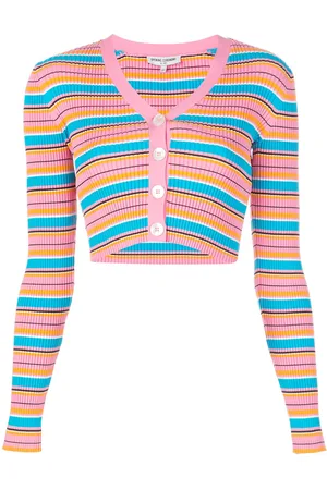 Opening Ceremony Striped ribbed cardigan
