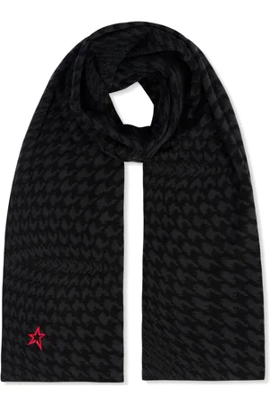 Perfect Moment Merino houndstooth scarf