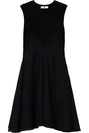Twin-Set Panelled mini dress