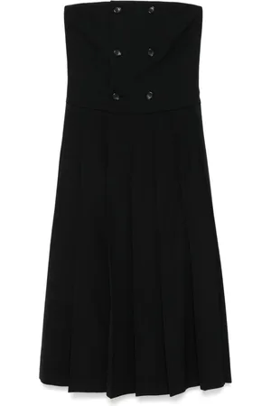 Comme des Garçons Pleated midi dress