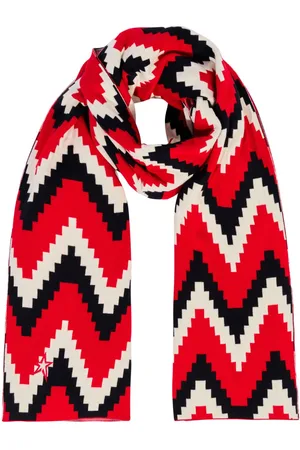 Perfect Moment Chevron-print merino scarf