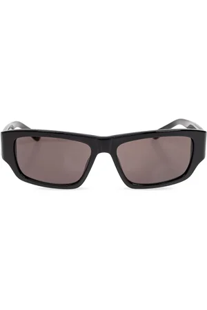 Balenciaga Printed rectangle-frame sunglasses