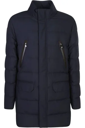 corneliani Stand-collar padded jacket