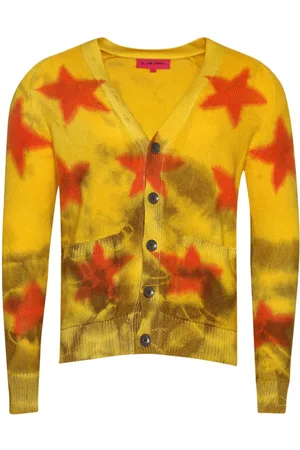 THE ELDER STATESMAN Star sprayed cardigan