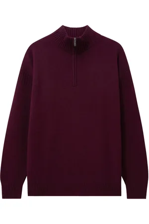 PRINGLE OF SCOTLAND Zip cashmere jumper