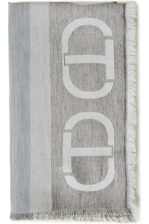 Twin-Set Jacquard knitted scarf
