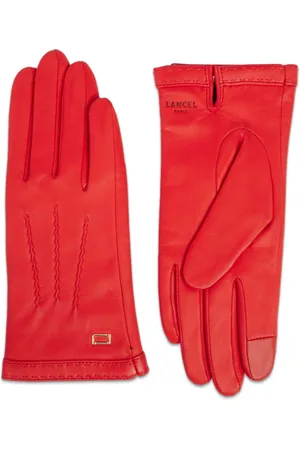 LANCEL Sellier stitching gloves