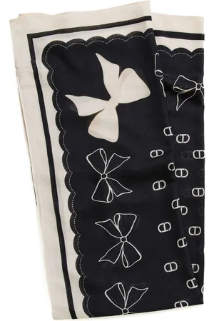 Twin-Set Patterned-jacquard scarf