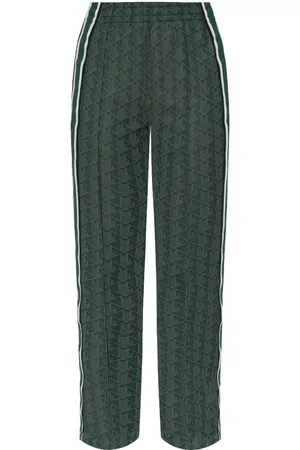 Lacoste Monogram-pattern track pants