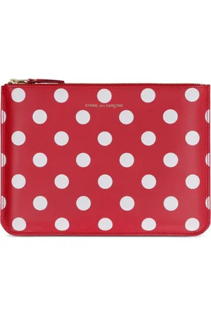 Comme des Garçons Polka dot-print wallet