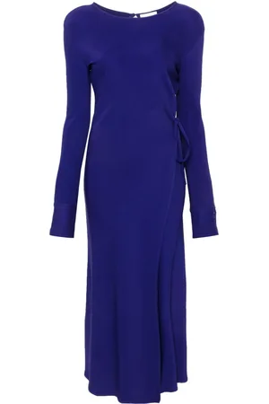 FORTE FORTE Long-sleeve maxi wrap dress