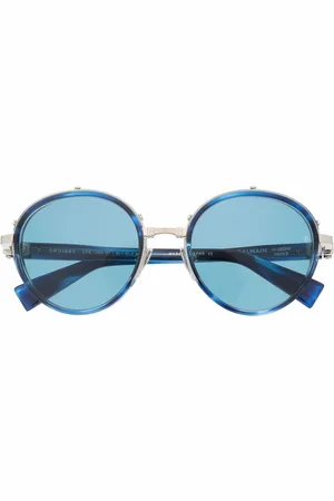 Balmain Logo-engraved logo sunglasses