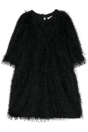 MONNALISA Fringe midi dress