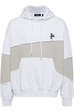 FIVE CM Patchwork hoodie