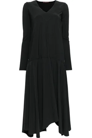 High Drop waist long-sleeves dress