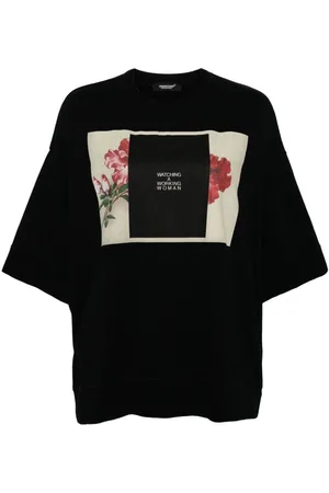 UNDERCOVER Graphic print short sleeves blouse