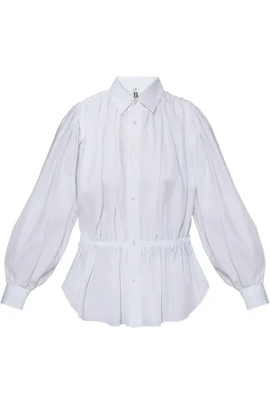 NOIR KEI NINOMIYA Ruched-detail shirt