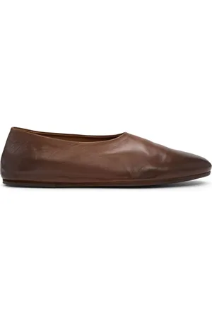 MARSÈLL Leather slip-on slippers