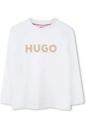 HUGO BOSS Logo-print long-sleeved T-shirt
